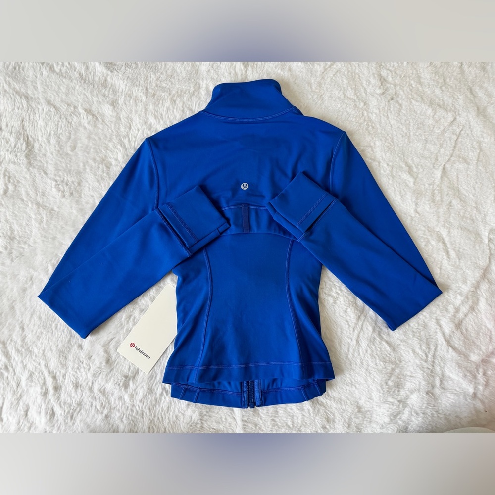 LULULEMON DEFINE JACKET CROPPED GALACTIC COBALT SIZE 4 NWT - Picture 7 of 10